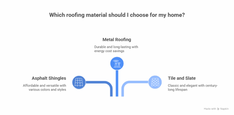 Close-up of high-quality asphalt shingle and metal roofing materials for new roof installation