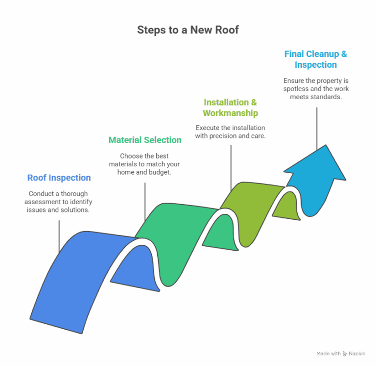 Certified roofing contractors performing a roof replacement in Athens, Georgia